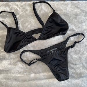 COULBOURNE BIKINI - black tiny bikini